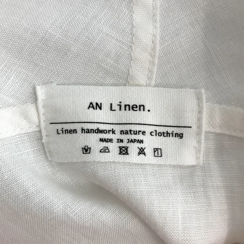 AN Linen / アンリネン | リネン Vネック 半袖ワンピース | F | レディース