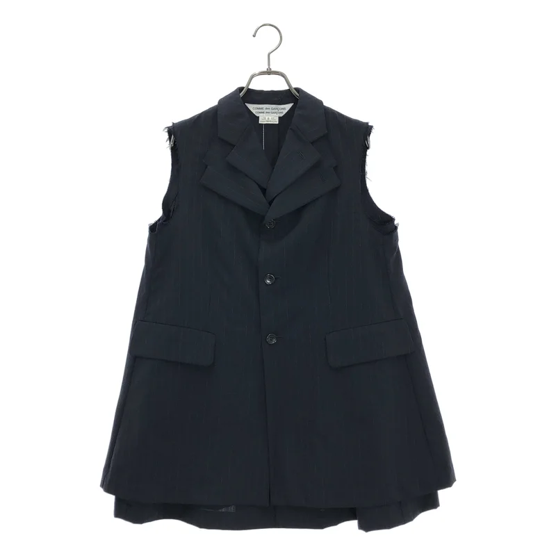 COMME des GARCONS COMME des GARCONS / コムコム | 2017SS | ストライプ レイヤードジャケットベスト | S | レディース