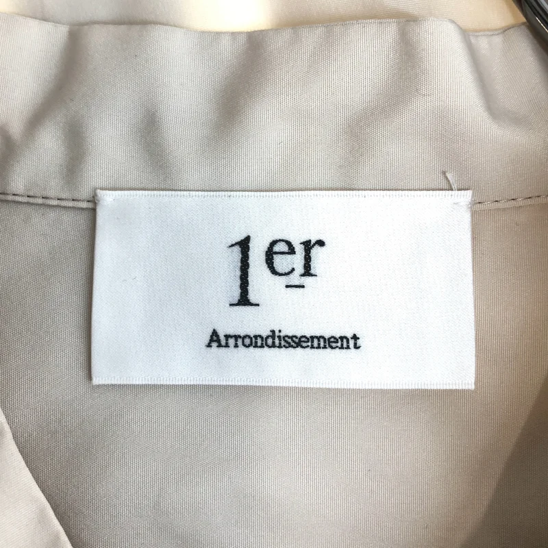 1er Arrondissement / プルミエアロンディスモン | ポリエステル バンドカラーシャツ | 38 | レディース