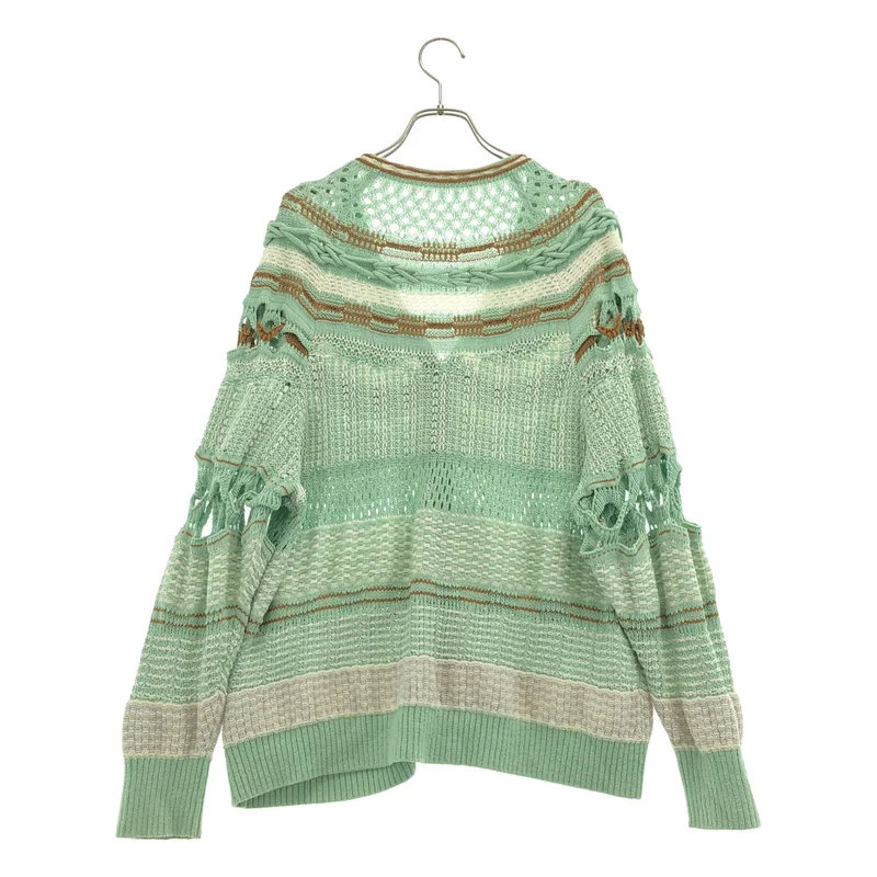 Mame Kurogouchi / マメクロゴウチ | 2023SS | Bamboo Basket Pattern Knitted Cardigan 花籠 カーディガン | 2 | レディース