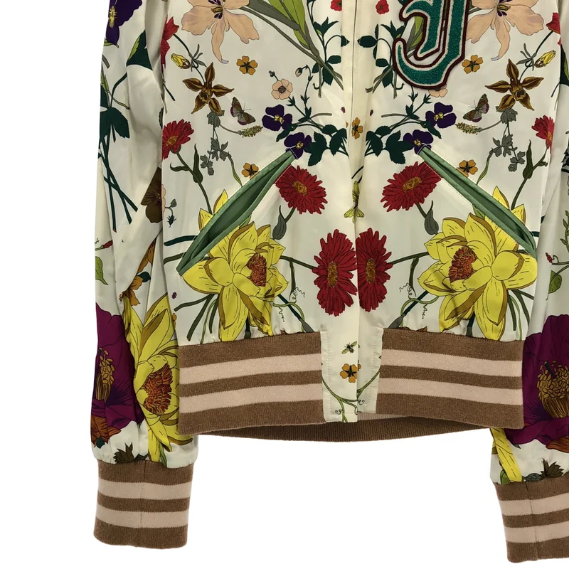 GUCCI / グッチ | DIY フローラル ボンバージャケット | 40 | レディース