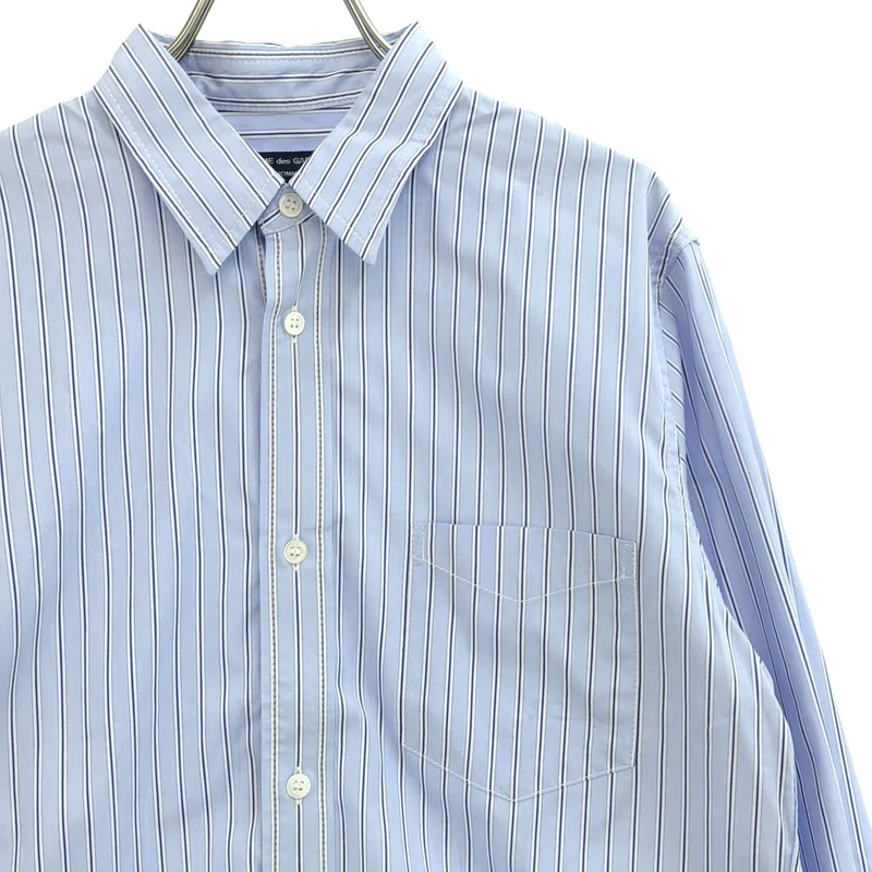 COMME des GARCONS HOMME / コムデギャルソンオム | 2017AW | ストライプ レギュラーカラーシャツ_長袖 | S | メンズ