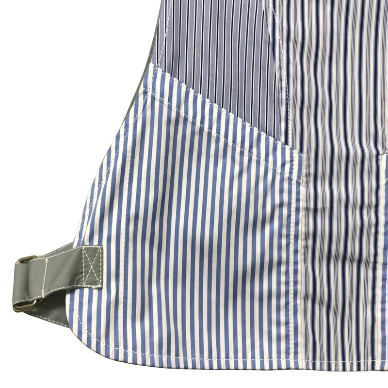 COMME des GARCONS SHIRT / コムデギャルソンシャツ | 2020SS | コットン ストライプ パッチワークベスト | M | メンズ