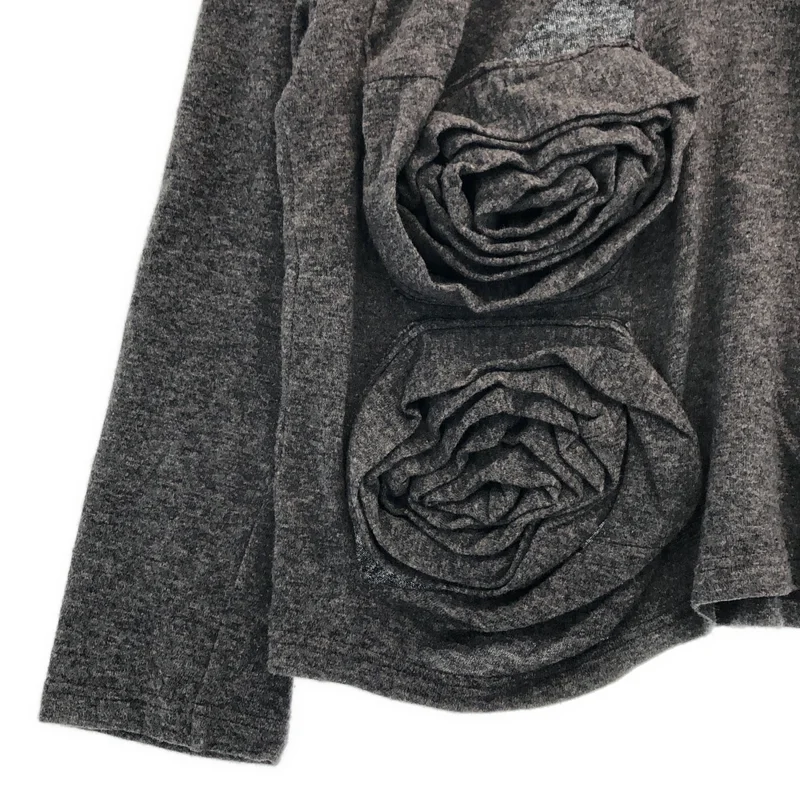 COMME des GARCONS / コムデギャルソン | 2013AW | ウール フラワーモチーフ 穴あきニット | S | レディース
