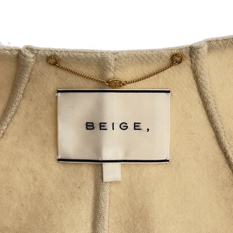 BEIGE， / ベイジ | ウール ボタンレスコート | 2 | レディース
