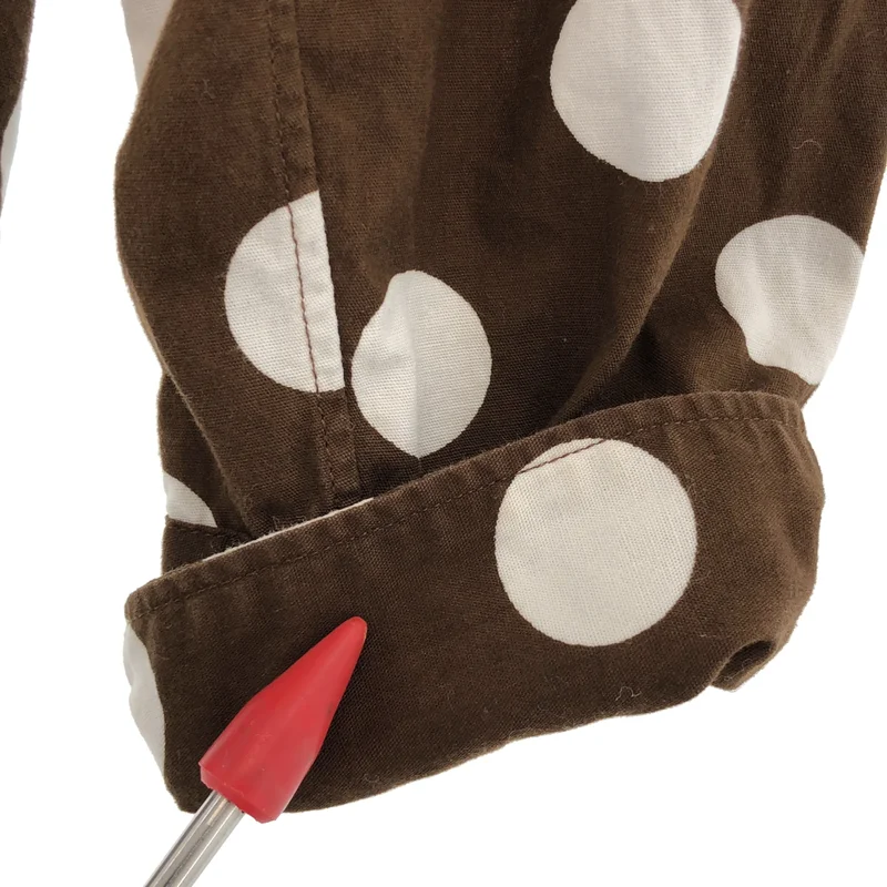 COMME des GARCONS COMME des GARCONS / コムコム | コットン ドット ラウンドカラーシャツ | XS | レディース