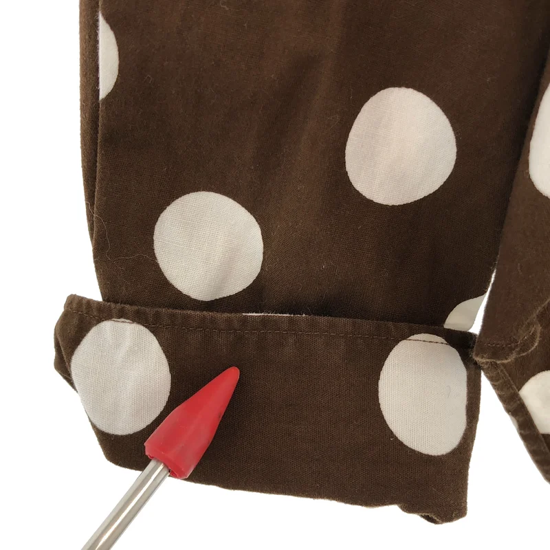 COMME des GARCONS COMME des GARCONS / コムコム | コットン ドット ラウンドカラーシャツ | XS | レディース