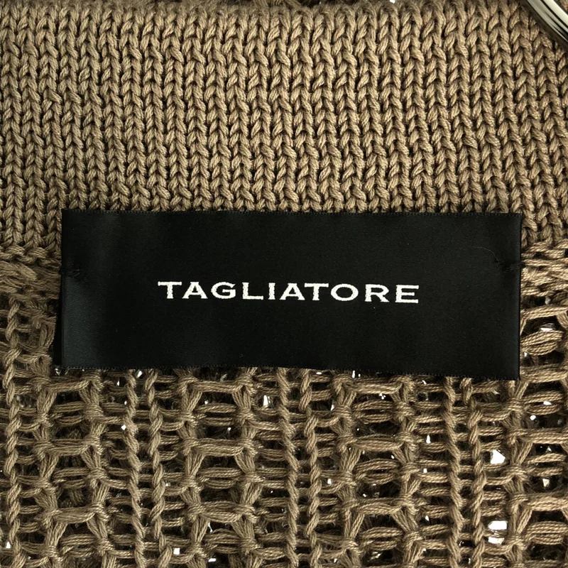 TAGLIATORE / タリアトーレ | ローゲージ スキッパー ニットポロシャツ | 46 | メンズ