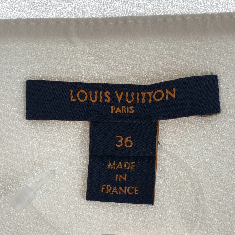 Louis Vuitton / ルイヴィトン | 2022AW | 金ボタン サテンプリーツ シャツワンピース | 36 | レディース
