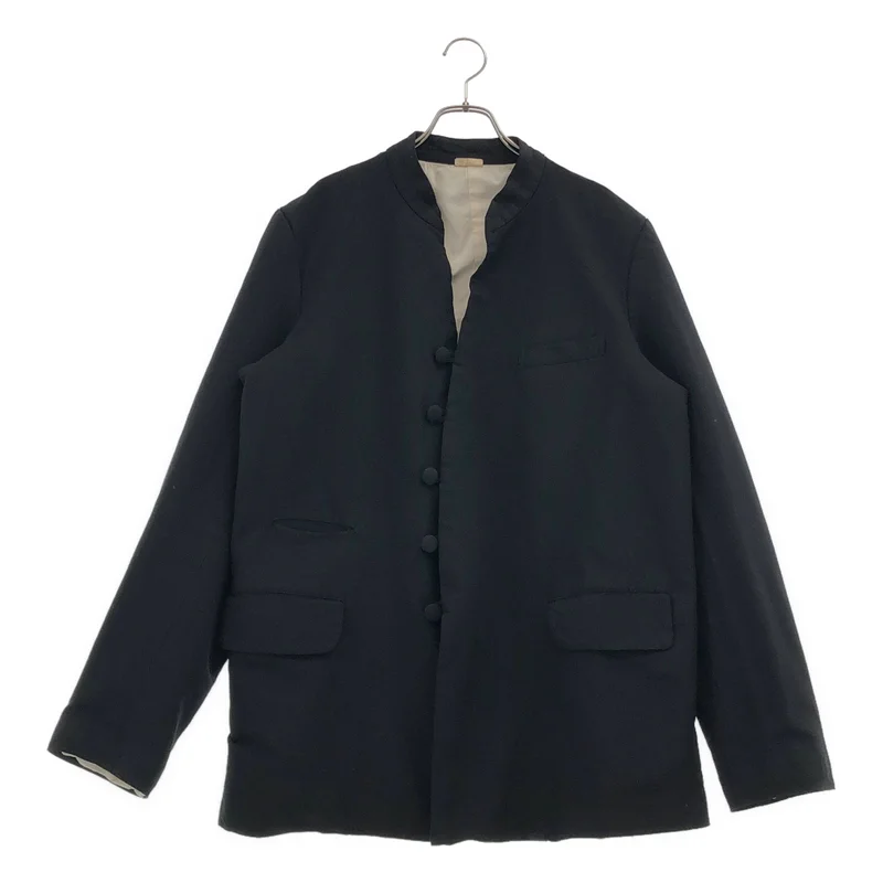 COMME des GARCONS HOMME PLUS / コムデギャルソンオムプリュス | 2018SS | ポリエステル縮絨 マオカラー チャイナジャケット | L | メンズ