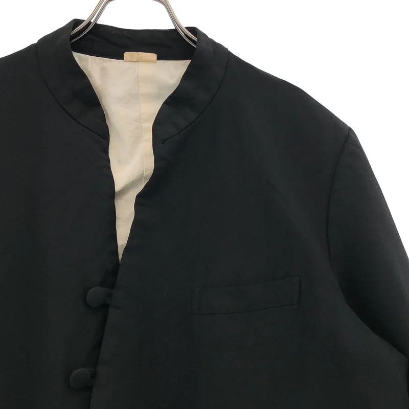 COMME des GARCONS HOMME PLUS / コムデギャルソンオムプリュス | 2018SS | ポリエステル縮絨 マオカラー チャイナジャケット | L | メンズ