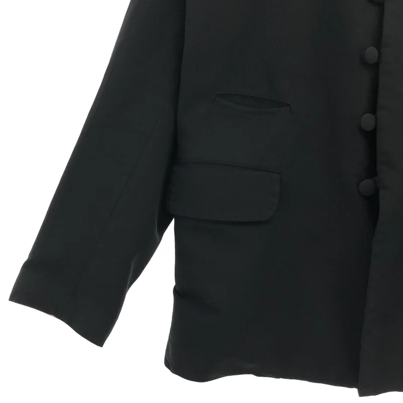 COMME des GARCONS HOMME PLUS / コムデギャルソンオムプリュス | 2018SS | ポリエステル縮絨 マオカラー チャイナジャケット | L | メンズ