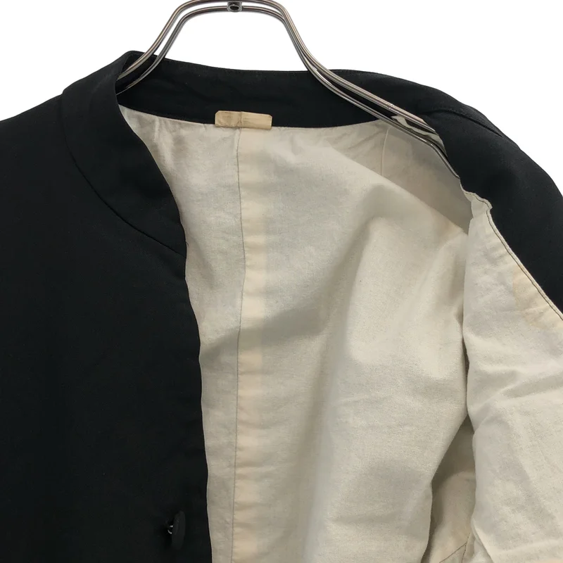 COMME des GARCONS HOMME PLUS / コムデギャルソンオムプリュス | 2018SS | ポリエステル縮絨 マオカラー チャイナジャケット | L | メンズ