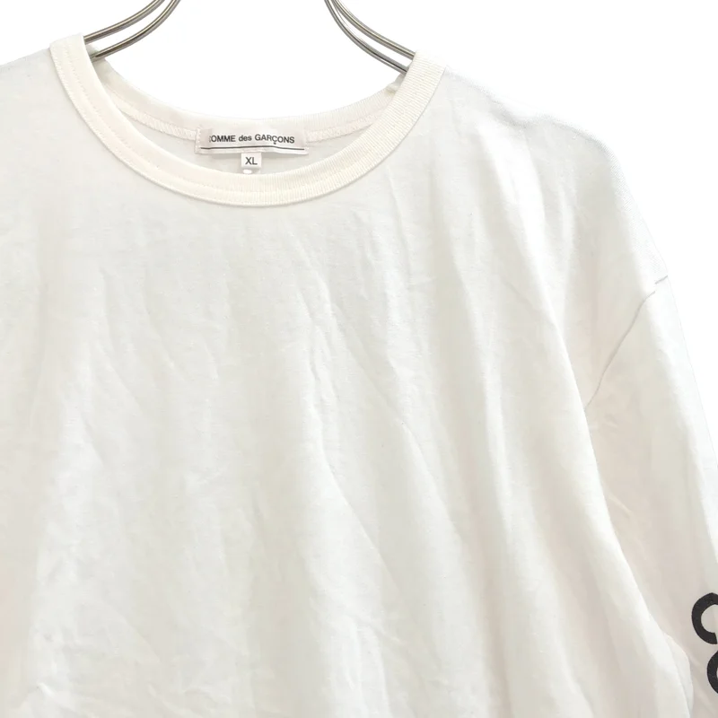 COMME des GARCONS / コムデギャルソン | 2017SS | collage / ロゴプリント 燕尾 ロングスリーブTシャツ | XL | メンズ