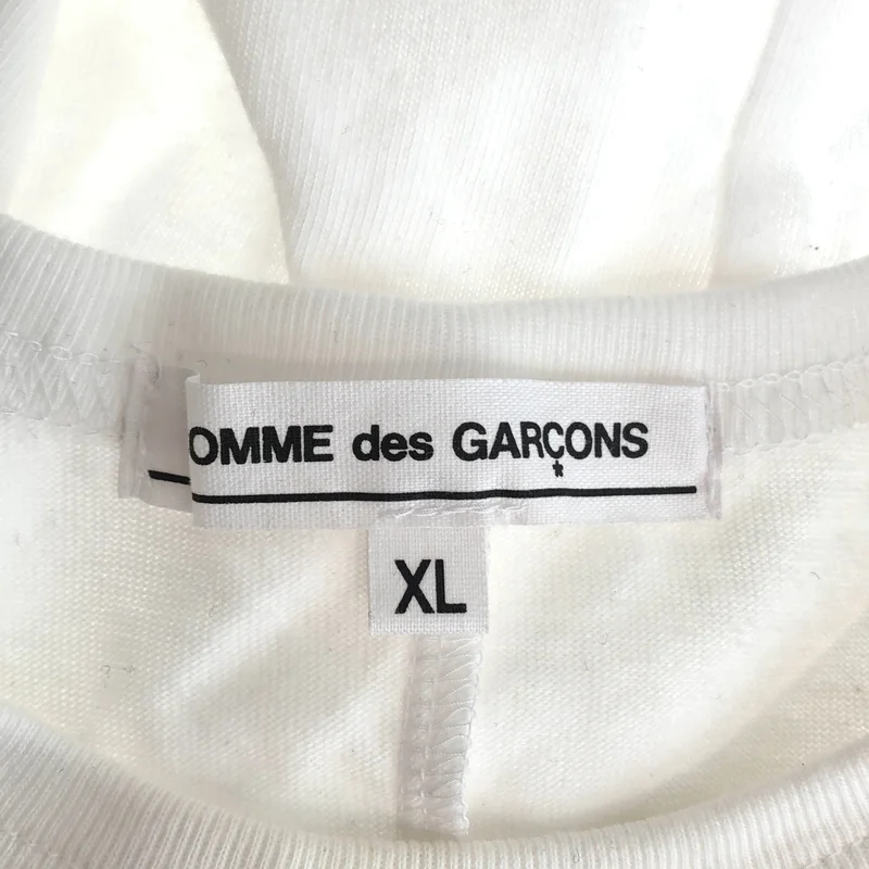 COMME des GARCONS / コムデギャルソン | 2017SS | collage / ロゴプリント 燕尾 ロングスリーブTシャツ | XL | メンズ