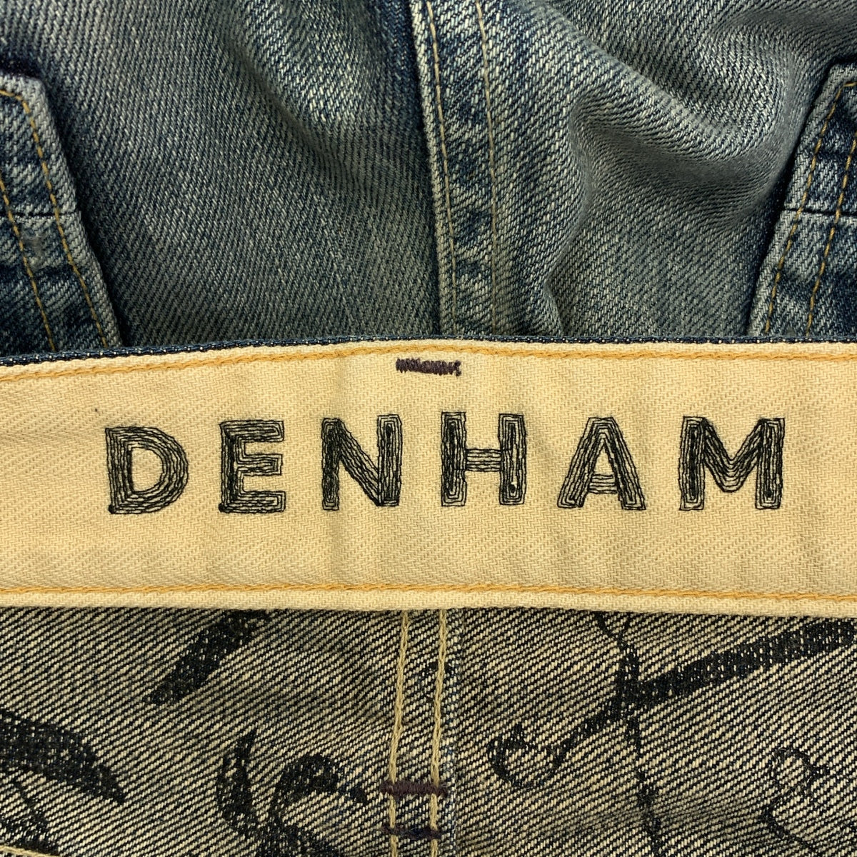 DENHAM / デンハム | JAPAN ARTISAN 380本限定 刺し子 デニムパンツ