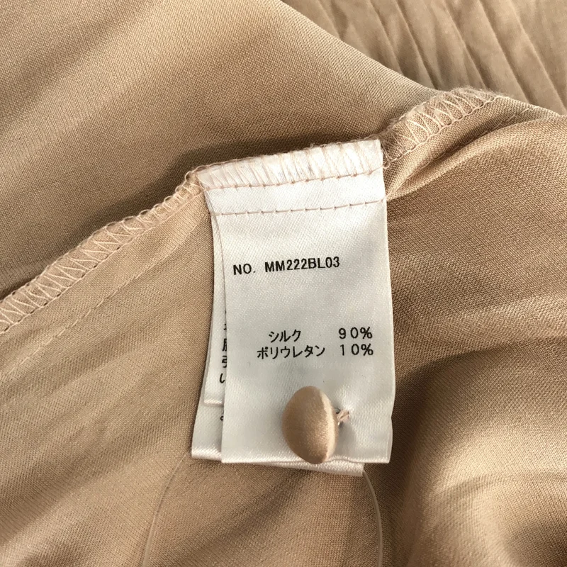 madder madder / マダマダ | 2022AW | シルク ピンタック シャツ ブラウス |
