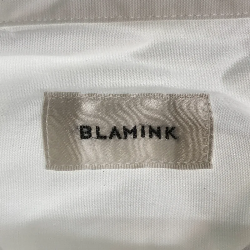 BLAMINK / ブラミンク | コットン バンドカラーシャツ | 36 | レディース