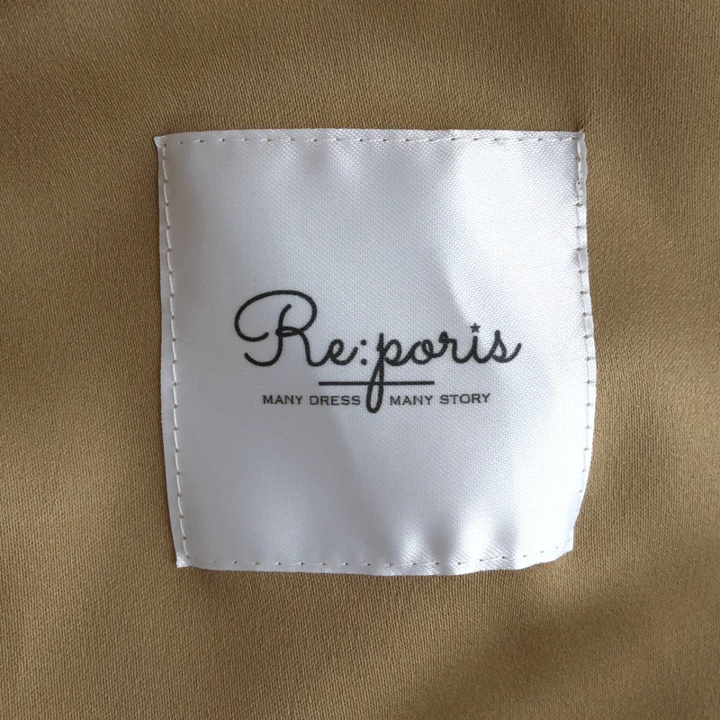 Re:poris / レポリス | 午前6時のシンデレラ ギャザー Vネック ワンピース |