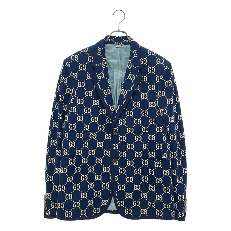 GUCCI / グッチ | GGジャガード テーラードジャケット 521889 Z372F | 52 | メンズ