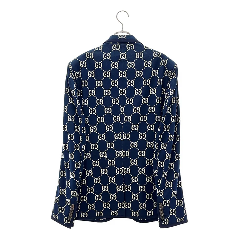 GUCCI / グッチ | GGジャガード テーラードジャケット 521889 Z372F | 52 | メンズ