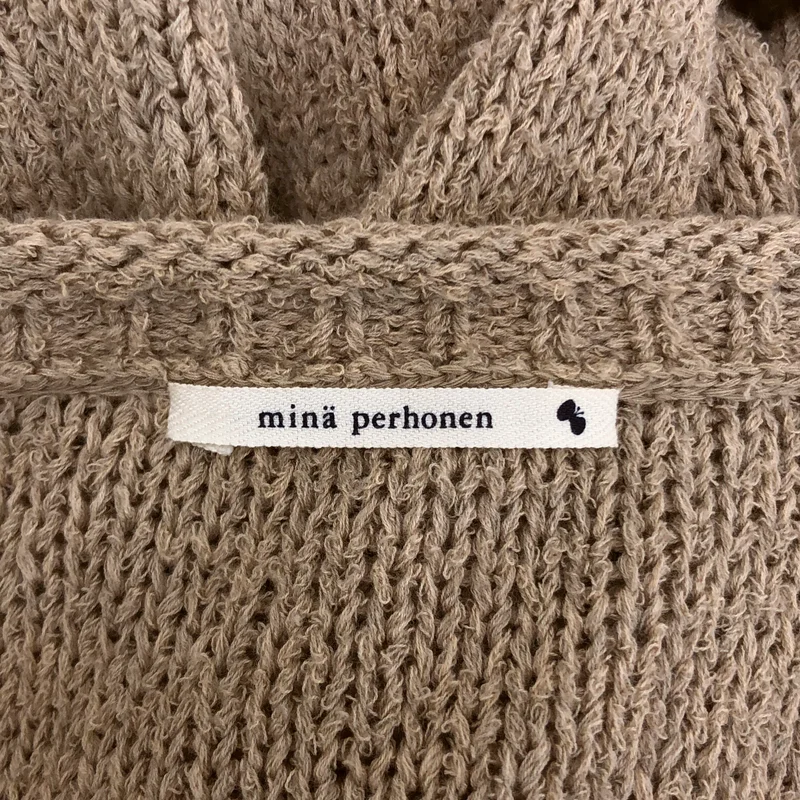 mina perhonen / ミナペルホネン | mingling / コットン ニット ロングカーディガン コーディガン | 38 | レディース