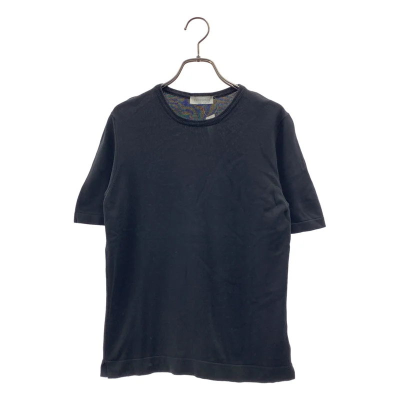 Gran Sasso / グランサッソ | 12ゲージソフトコットンS/Sクルーネックニット カットソー | 44 | メンズ