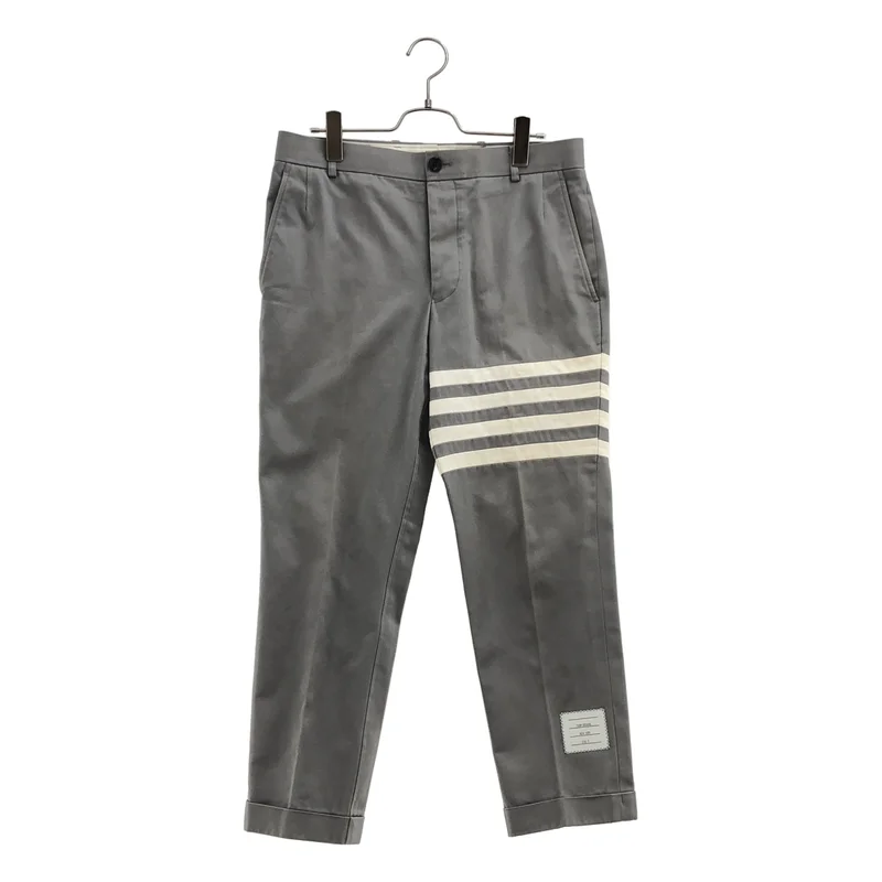 THOM BROWNE / トムブラウン | 4bar コットンチノ スラックス | 0 | メンズ