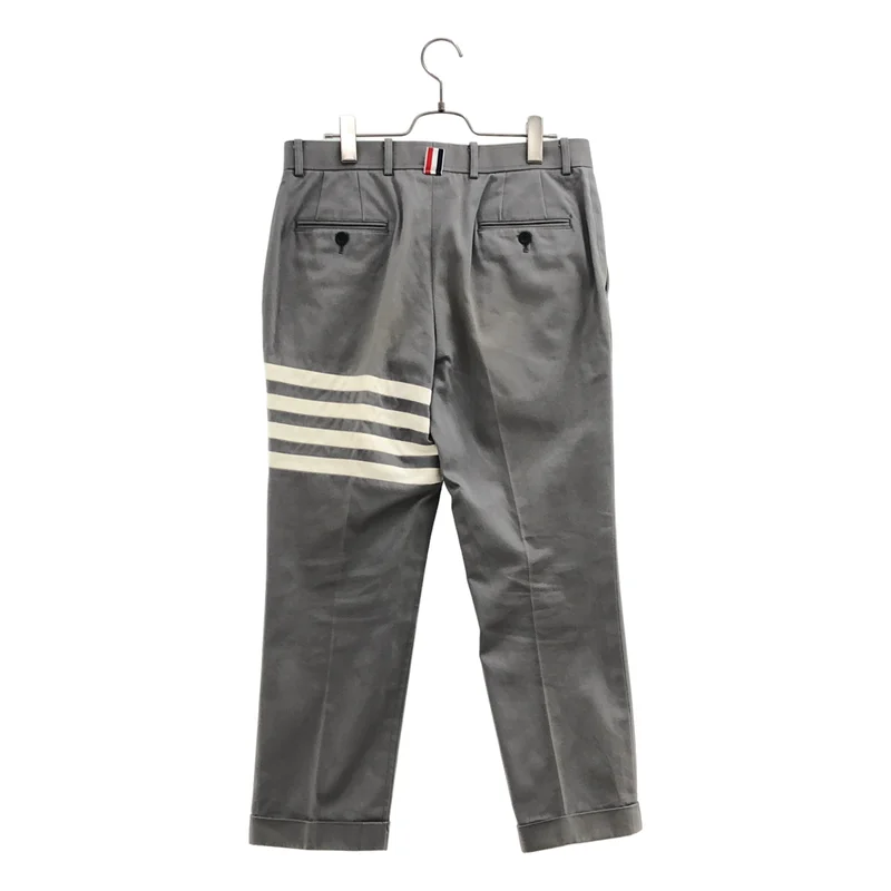 THOM BROWNE / トムブラウン | 4bar コットンチノ スラックス | 0 | メンズ