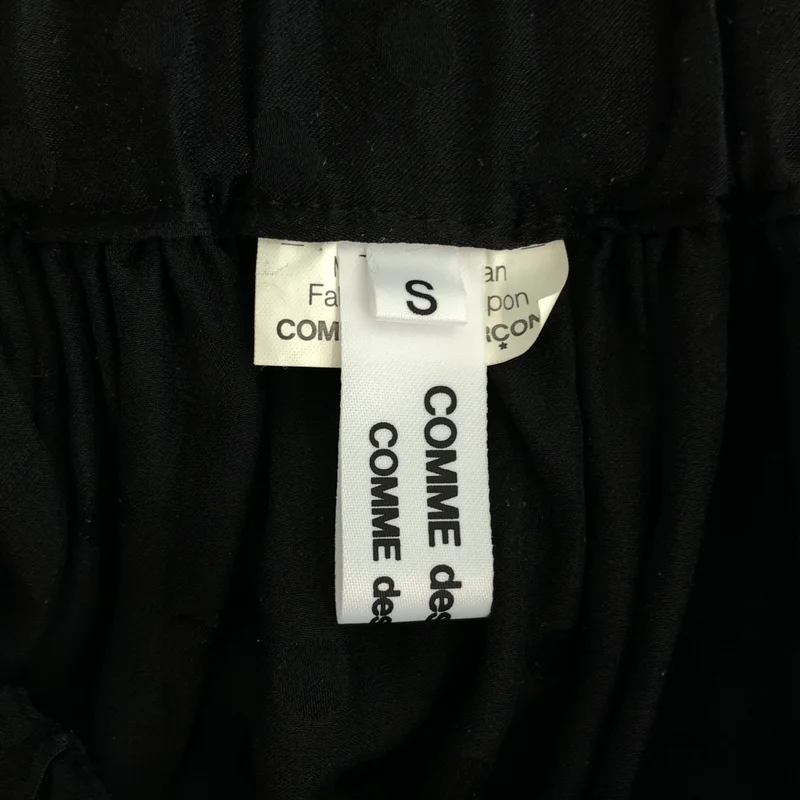 COMME des GARCONS COMME des GARCONS / コムコム | 2007SS | 製品洗い加工 シルク ドット ギャザーロングスカート | S | レディース
