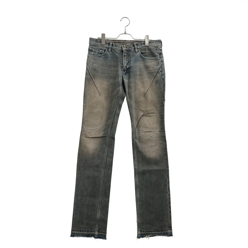 NUMBER NINE / ナンバーナイン​ | 2007SS | クラッシュ加工 顔料染め デニムパンツ | 2 | メンズ