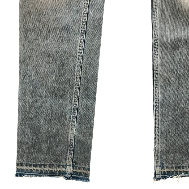 NUMBER NINE / ナンバーナイン​ | 2007SS | クラッシュ加工 顔料染め デニムパンツ | 2 | メンズ