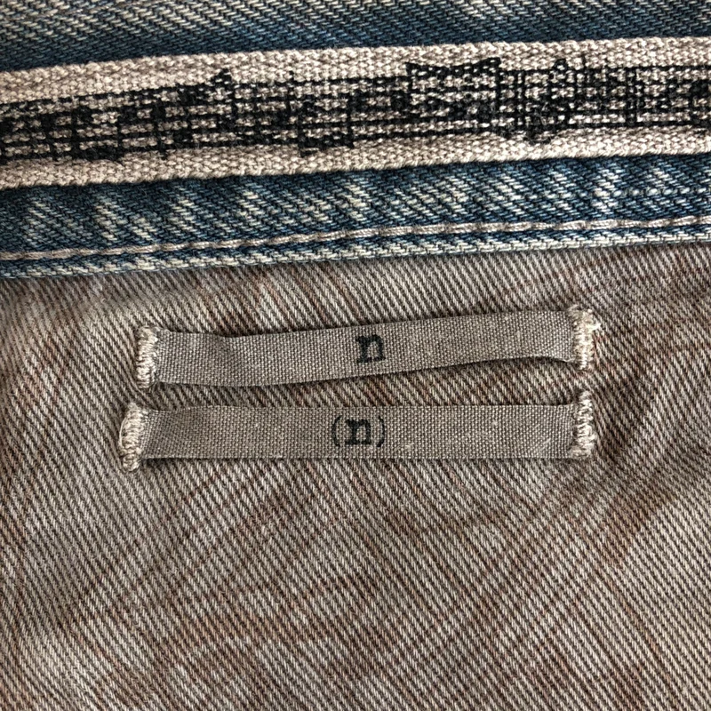 NUMBER NINE / ナンバーナイン​ | 2007SS | クラッシュ加工 顔料染め デニムパンツ | 2 | メンズ