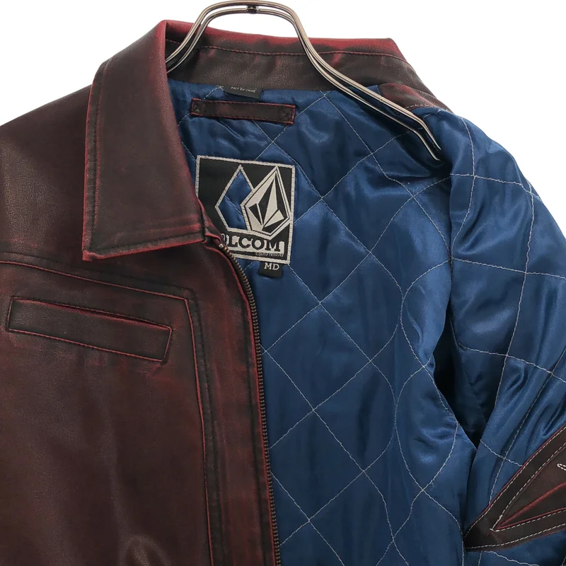 VINTAGE / ヴィンテージ古着 | VOLCOM ヴォルコム / レザーシングルライダースジャケット |