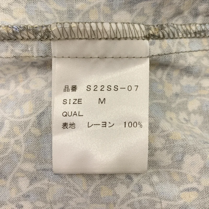 SINME / シンメ | コットン フラワープリント オープンカラー 半袖シャツ | M | レディース