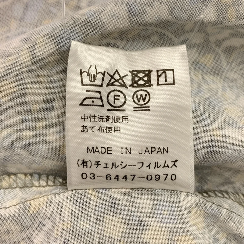 SINME / シンメ | コットン フラワープリント オープンカラー 半袖シャツ | M | レディース