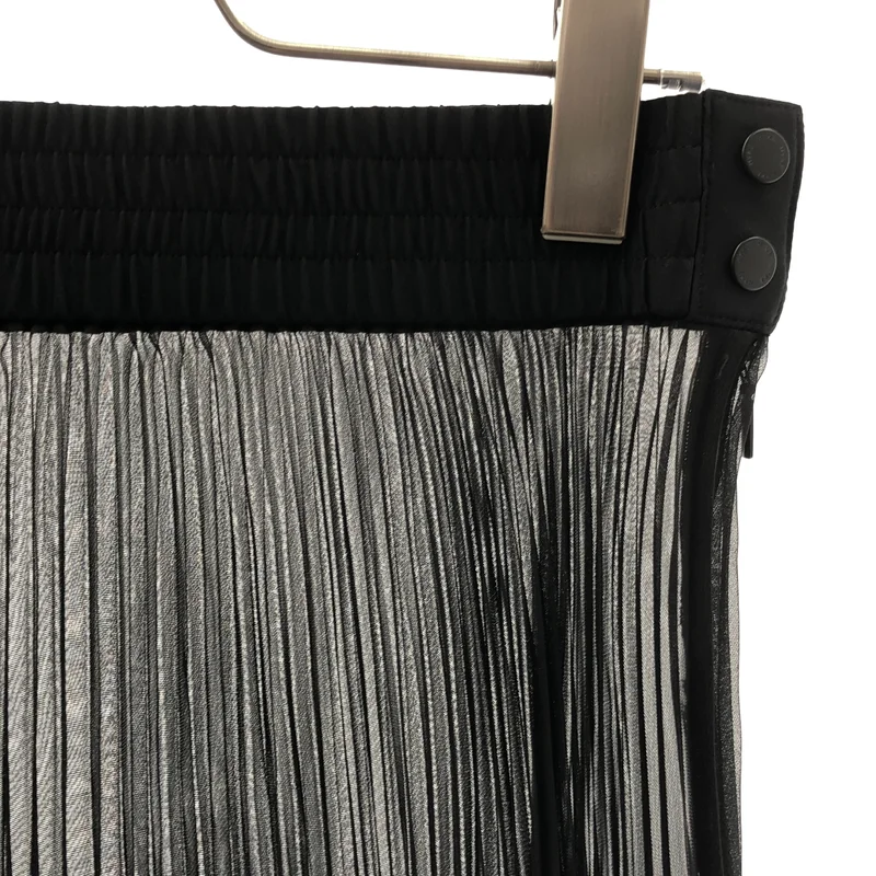 HYKE / ハイク | 2025SS | TAFFETA × ORGANDY PLEATED SKIRT / タフタ オーガンジー プリーツスカート | 1 | レディース