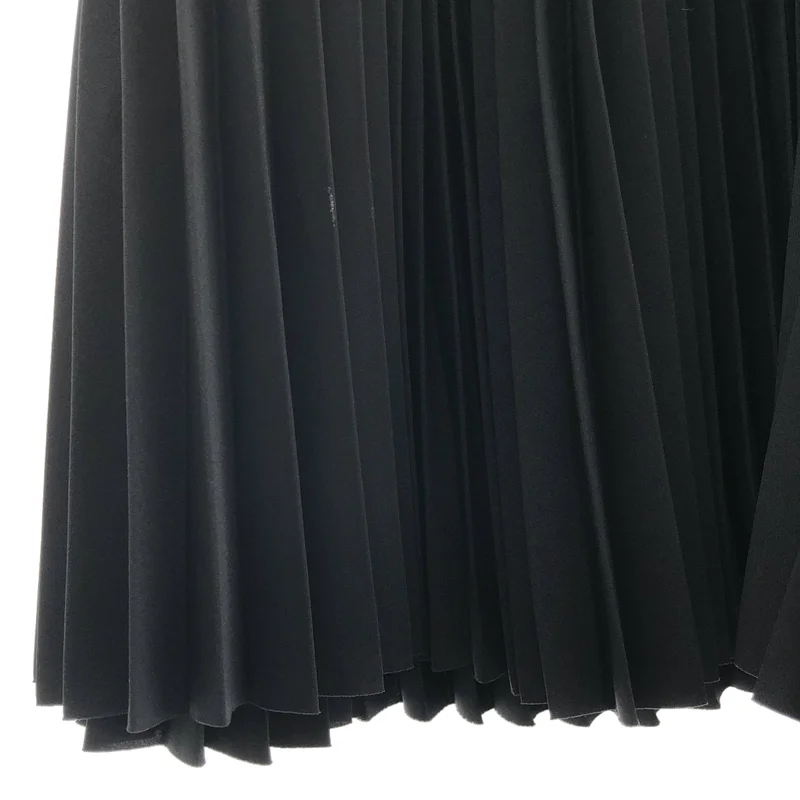 HYKE / ハイク | 2025SS | TAFFETA × ORGANDY PLEATED SKIRT / タフタ オーガンジー プリーツスカート | 1 | レディース