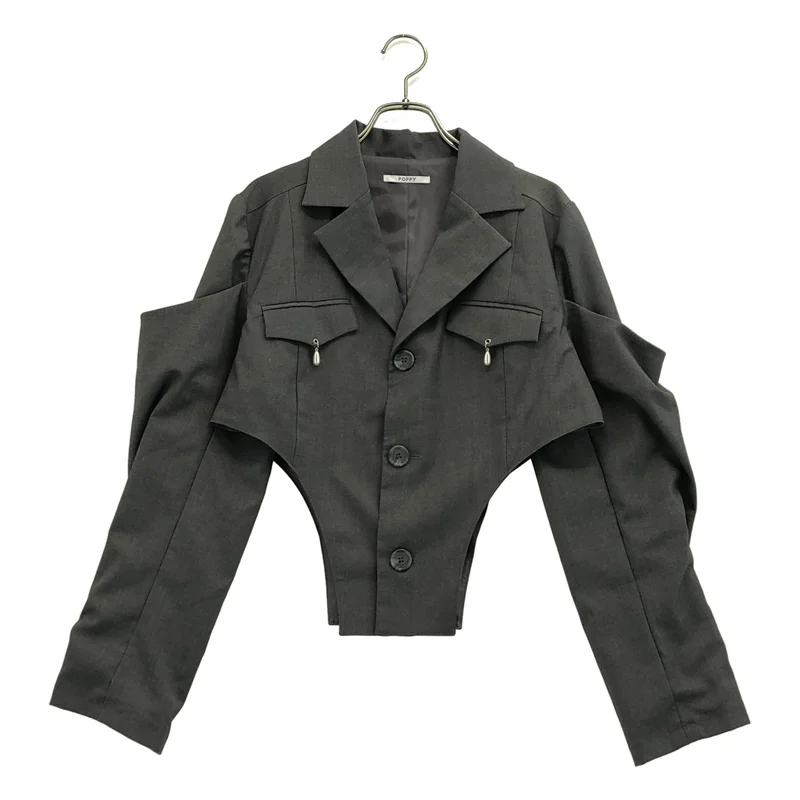 poppy ダブルスリーブカットジャケット POPPY / ポピー | DOUBLE-SLEEVECUT JACKET / ダブル スリーブカット