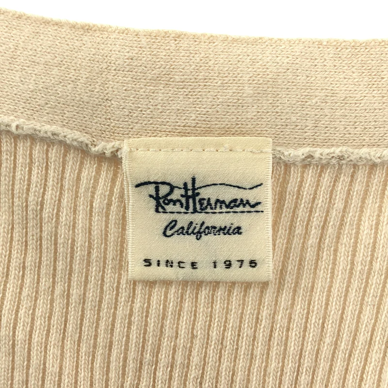 Ron Herman / ロンハーマン | コットン リブ ニット カーディガン | XS | レディース