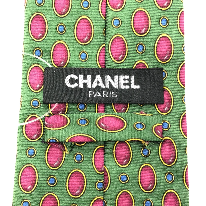 CHANEL / シャネル | シルク 総柄 ココマーク スーツ ネクタイ |