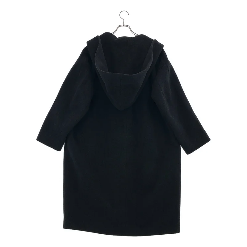 HARUNOBUMURATA / ハルノブムラタ | KAREN / WOOL HOODED COAT ビッグカラー ウール コート | 34 | レディース