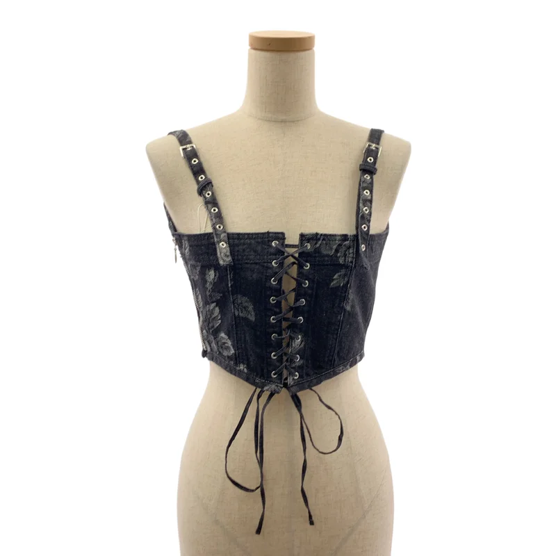 FETICO / フェティコ | × STUDIOUS 別注 ROSE DENIM BUSTIER デニム