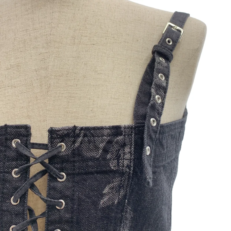 FETICO / フェティコ | × STUDIOUS 別注 ROSE DENIM BUSTIER デニム ビスチェ トップス | 2 | レディース