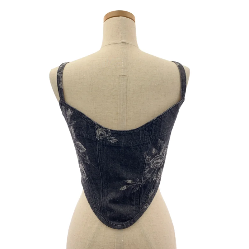 FETICO / フェティコ | × STUDIOUS 別注 ROSE DENIM BUSTIER デニム ビスチェ トップス | 2 | レディース
