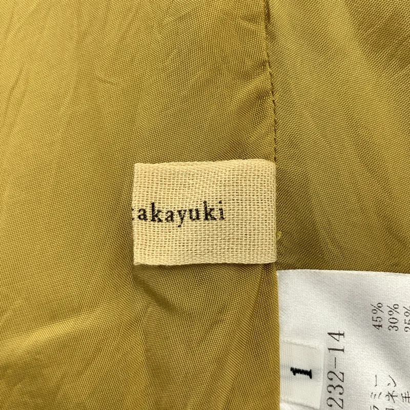 suzuki takayuki / スズキタカユキ | 2023AW | shalwar pants / リネン ウール 3タック イージーパンツ | 1 | レディース