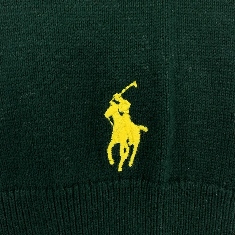POLO RALPH LAUREN / ポロラルフローレン | コットン ワンポイントポニー ロゴ ニット フーディ | M | レディース