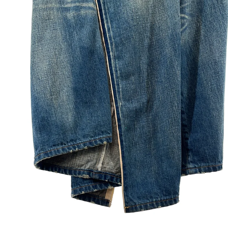 JUNYA WATANABE / ジュンヤワタナベ | 2023SS | × Levis / リーバイス / 再構築 ヴィンテージ加工 サイドスリット デニムパンツ | S | レディース