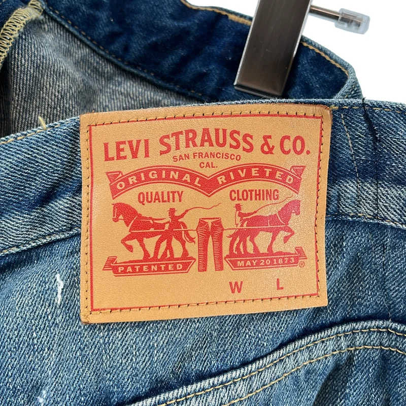 JUNYA WATANABE / ジュンヤワタナベ | 2023SS | × Levis / リーバイス / 再構築 ヴィンテージ加工 サイドスリット デニムパンツ | S | レディース