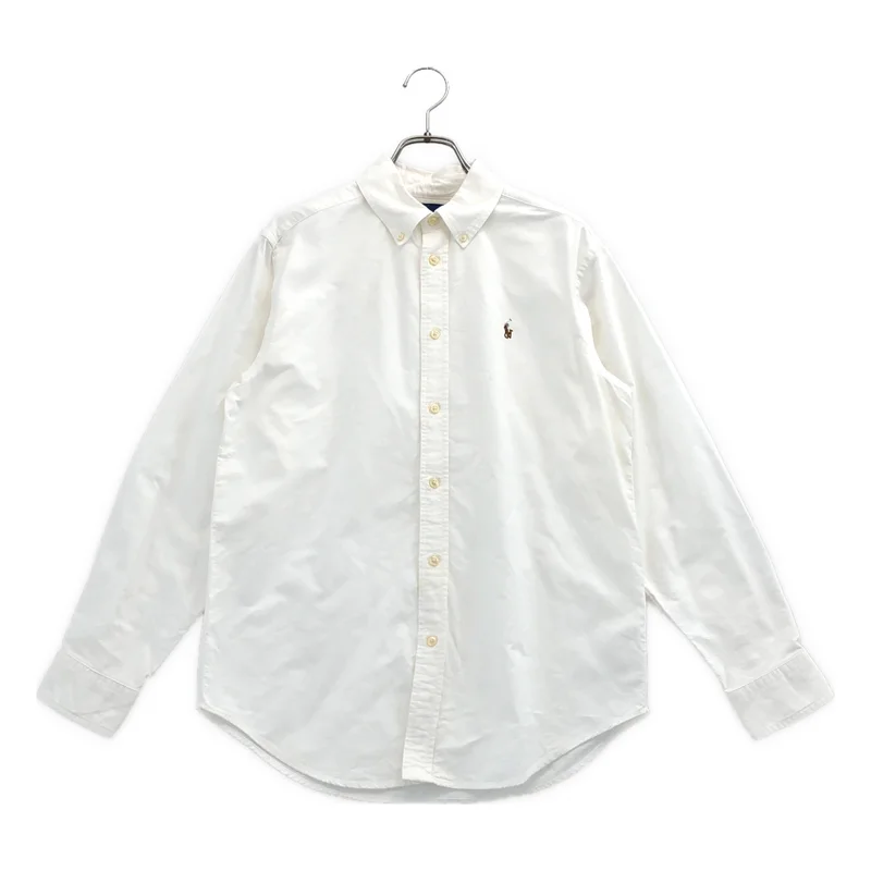 RALPH LAUREN / ラルフローレン | コットン ワンポイントポニー シャツ ブラウス | 160/80 | レディース
